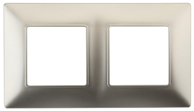 Рамка 2-постовая ЭРА Elegance 14-5002-04 Б0034390 Фото № 1