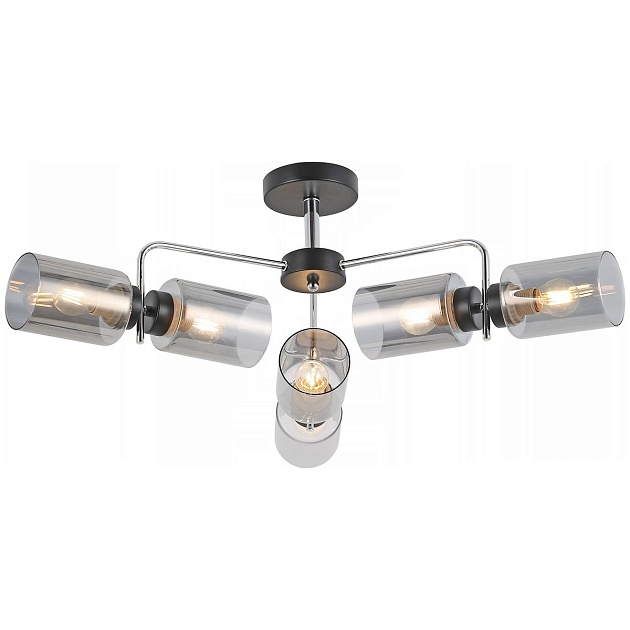 Потолочная люстра Illumico IL8249-6COU-79 BK CR Фото № 1