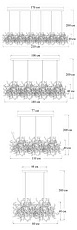 Подвесной светильник Imperium Loft Tezani Argent Suspension 84495-22 3