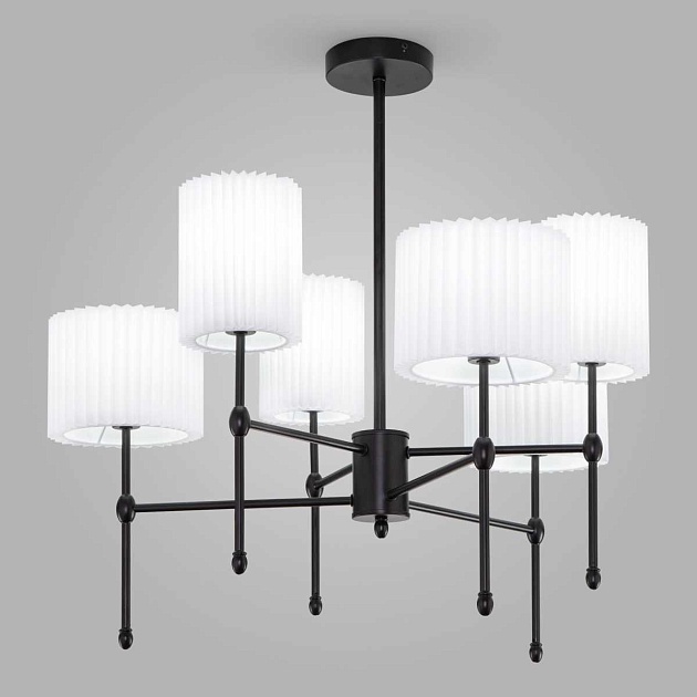 Подвесная люстра Eurosvet Notturno 60162/6 черный Smart Фото № 1