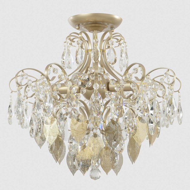 Потолочная люстра Crystal Lux Esmiralda PL4 Gold изображение 5 Потолочная люстра Crystal Lux Esmiralda PL4 Gold Фото № 5
