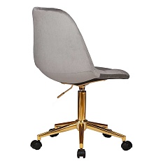 Офисное кресло для персонала DOBRIN MONTY GOLD (серый велюр (MJ9-75)) 9800-Gold-LM MONTY GOLD 3