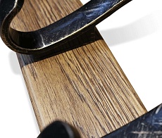 Настенная вешалка Sheffilton SHT-WH20 браш. коричневый/черный зол.патина 1933220402 2