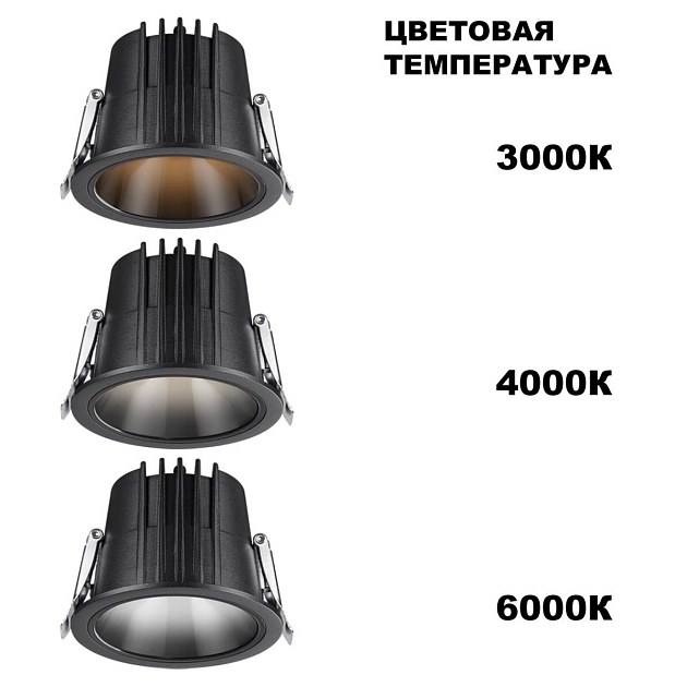 Встраиваемый светодиодный светильник Novotech Spot Lang 359425 Фото № 4