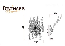Бра Divinare Salice 3135/26 AP-2 1