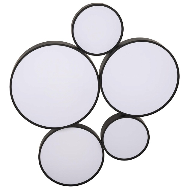 Потолочная светодиодная люстра Loft IT Drum 10218 Black изображение 5 Потолочная светодиодная люстра Loft IT Drum 10218 Black Фото № 5