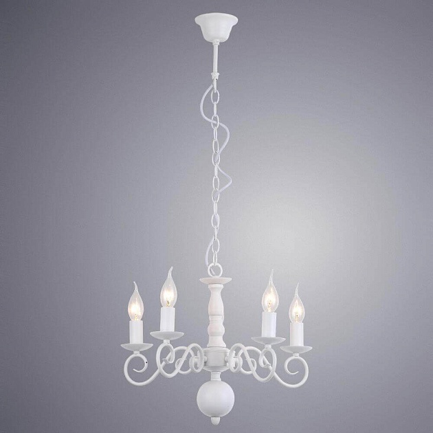 Подвесная люстра Arte Lamp A1129LM-5WH Фото № 2