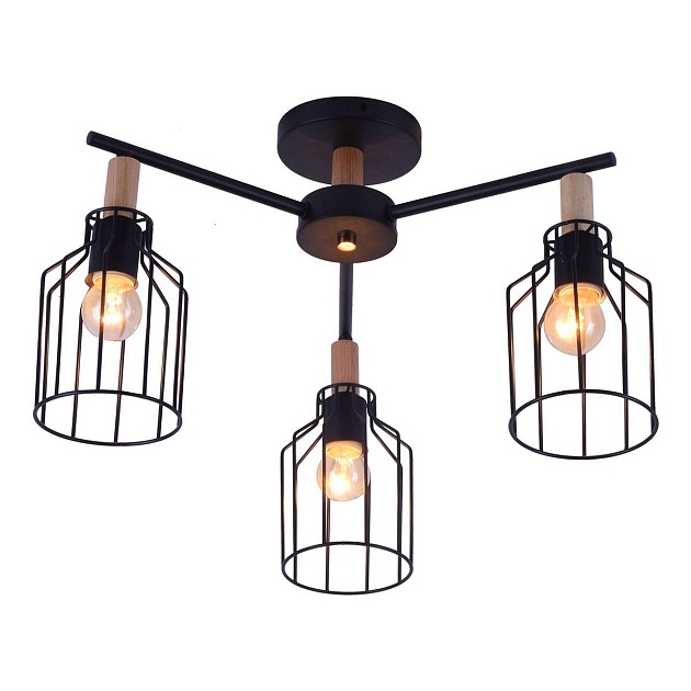 Потолочная люстра Escada 469/3PL Black Фото № 1