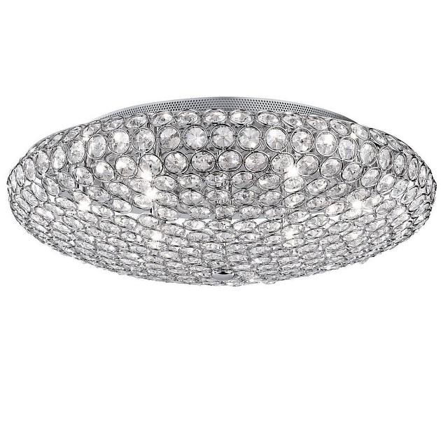 Потолочный светильник Ideal Lux King PL9 Cromo 073255 Фото № 1