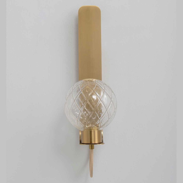 Бра Crystal Lux BELLA AP1 BRASS Фото № 3