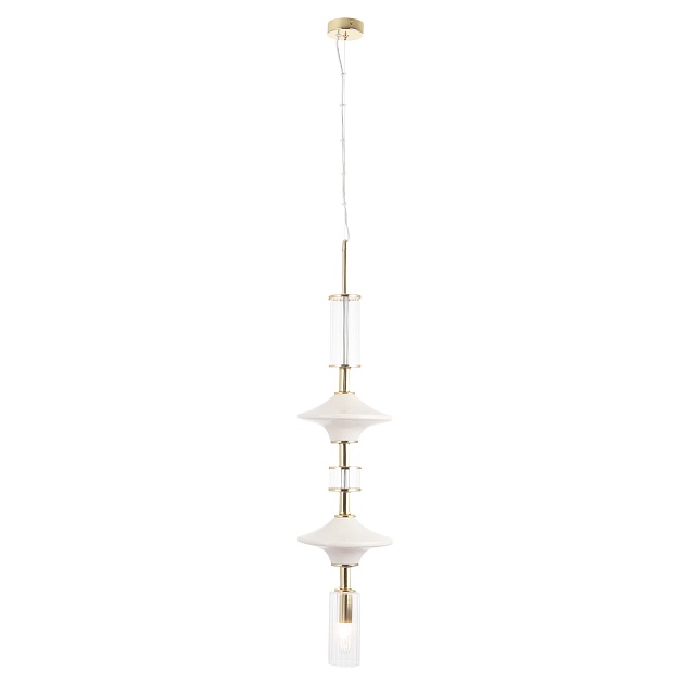 Подвесной светильник Crystal Lux Valencia SP1.3 Gold Фото № 1