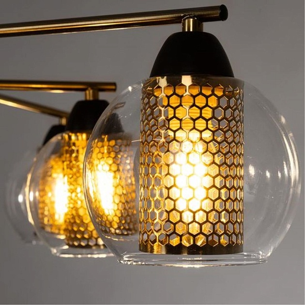 Потолочная люстра Arte Lamp Manchester A7045PL-8BK Фото № 3