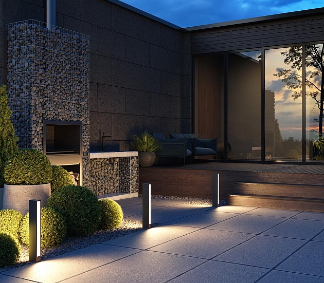 Уличный светодиодный светильник Maytoni Hof O422FL-L12GF Фото № 7