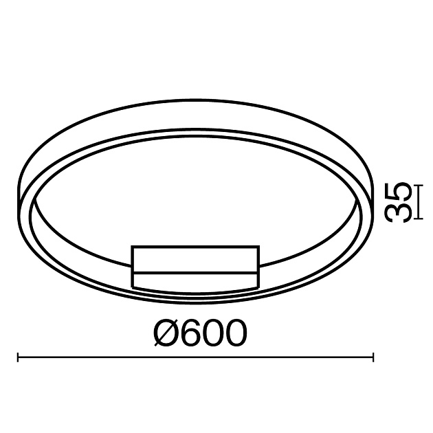 Потолочный светодиодный светильник Maytoni Rim MOD058CL-L35WK Фото № 5