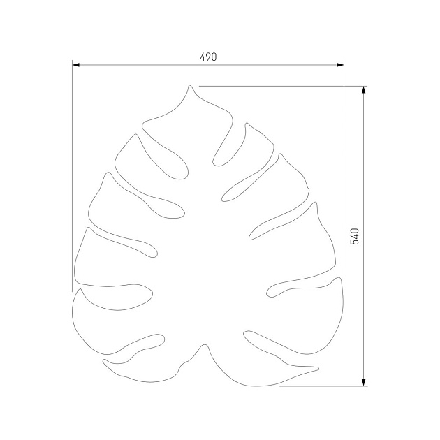 Настенный светильник TK Lighting 6435 Monstera Фото № 2
