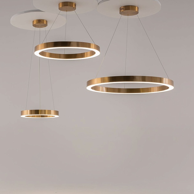 Подвесная светодиодная люстра Maytoni Saturno MOD415PL-L60BS4K изображение 2 Подвесная светодиодная люстра Maytoni Saturno MOD415PL-L60BS4K Фото № 2