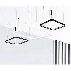 Подвесной светодиодный светильник Italline IT013-6031 black 3000K 2