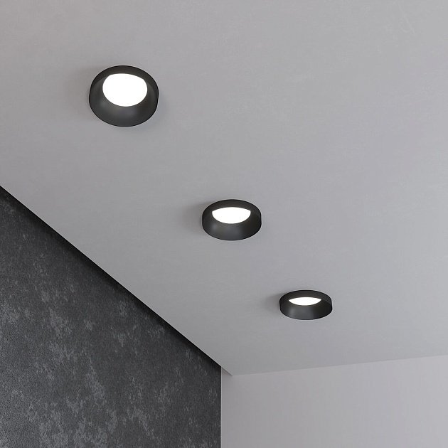 Встраиваемый светильник Elektrostandard 111 MR16 черный a053336 изображение 4 Встраиваемый светильник Elektrostandard 111 MR16 черный a053336 Фото № 4