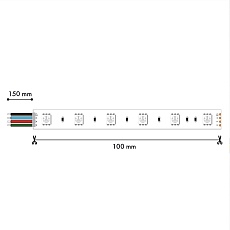 Светодиодная лента Favourite 12W/m 60LED/m 5050SMD RGB 5M 2001-71220
