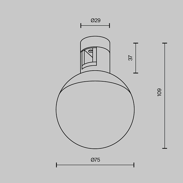 Трековый светильник Maytoni Technical TR149-1-5W3K-PT Фото № 4