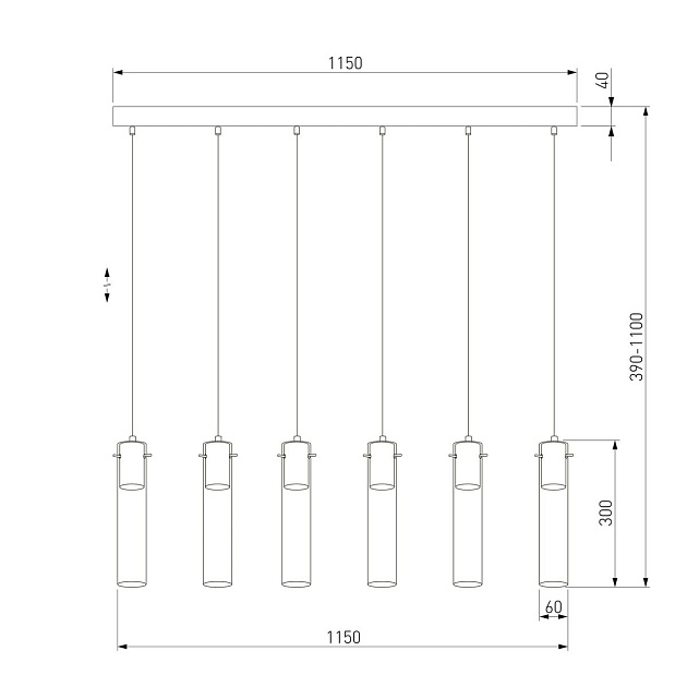 Подвесной светильник TK Lighting 3150 Look Graphite Фото № 2