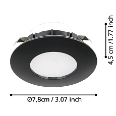 Встраиваемый светодиодный светильник Eglo PINEDA 900743 1