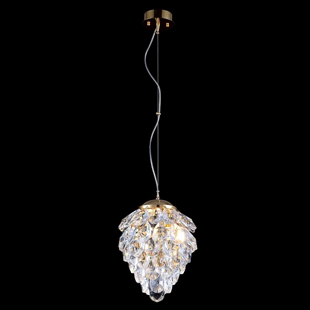 Подвесной светильник Crystal Lux Charme SP2 Gold/Transparent Фото № 1