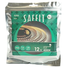 Светодиодная лента Saffit 9,6W/m 120LED/m 2835SMD дневной белый 5М SST02 55241 1