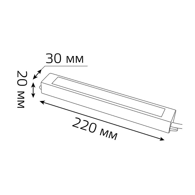 Блок питания Gauss 12V 40W IP66 5A 202023040 Фото № 3