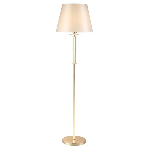 Торшер Crystal Lux Nicolas PT1 Gold/White Фото № 4