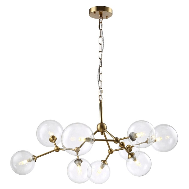 Подвесная люстра Crystal Lux MAXIMO SP9 BRONZE Фото № 1