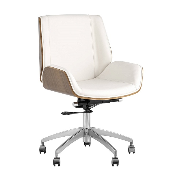 Кресло руководителя TopChairs Crown бежевое B1707 P 270-02 Фото № 1