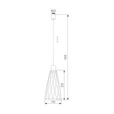Подвесной светильник TK Lighting 10157 Modesto 1
