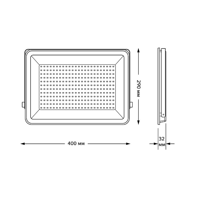 Прожектор светодиодный Gauss Qplus 200W 6500К 690511200 Фото № 3