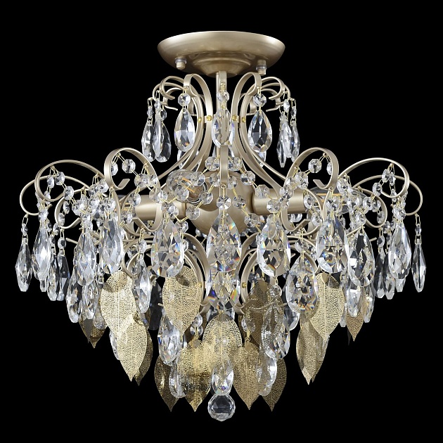 Потолочная люстра Crystal Lux Esmiralda PL4 Gold изображение 7 Потолочная люстра Crystal Lux Esmiralda PL4 Gold Фото № 7