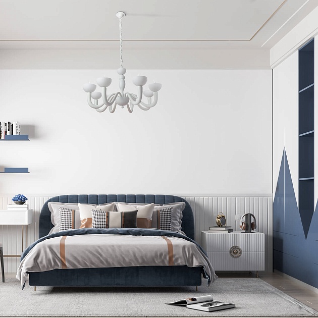 Подвесная люстра Divinare Bianca 7091/01 LM-8 Фото № 7