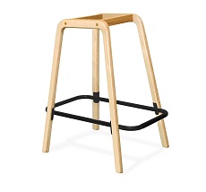 Полубарный стул Sheffilton SHT-ST35-1/S94-1 имперский желтый/прозр. лак/черный муар 9084545401 2