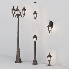 Садово-парковый светильник Maytoni Goiri O028FL-03BZ 3