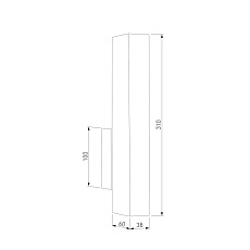Бра TK Lighting 6613 Teo 1