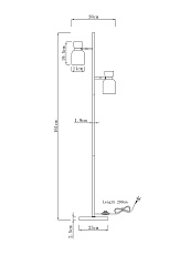 Торшер Moderli Hadley V11005-F 1