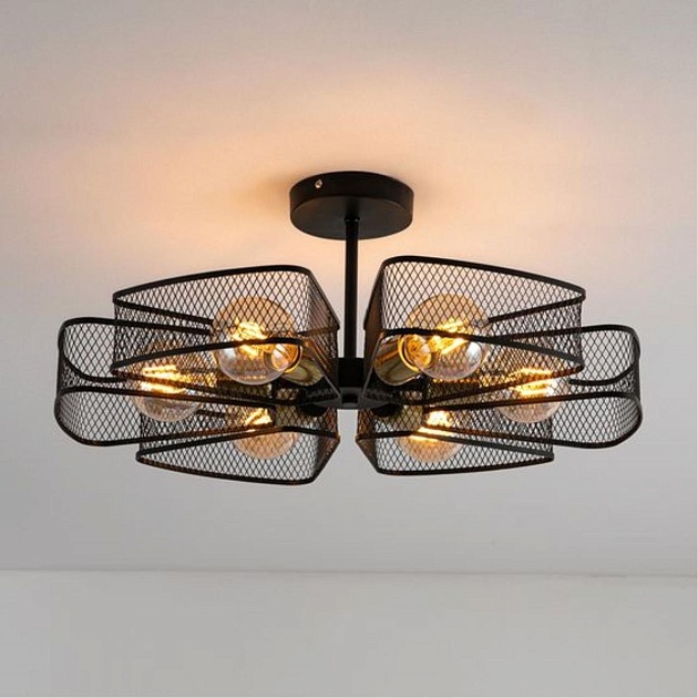 Потолочная люстра Arte Lamp Maasym A7044PL-6BK Фото № 5
