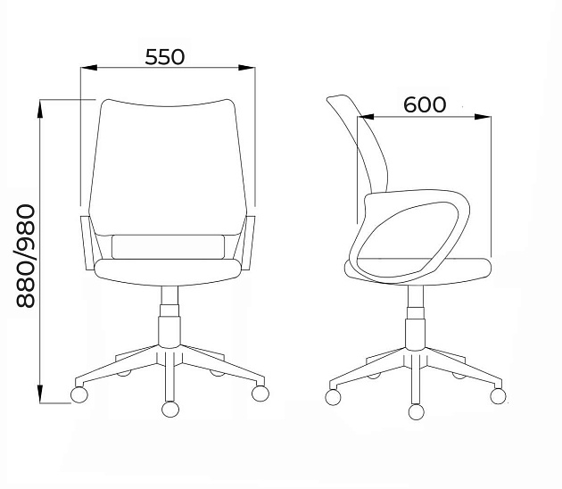 Офисное кресло AksHome Ricci светло-серый, ткань 74990 Фото № 2