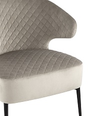Кресло Stool Group Royal велюр светло-серый vd-royal-b25 1