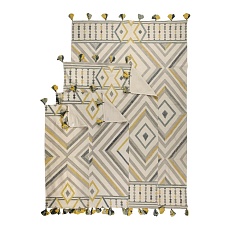 Ковер Tkano из хлопка с контрастным узором и кисточками из коллекции Ethnic, 120х180 см TK20-DR0019 2