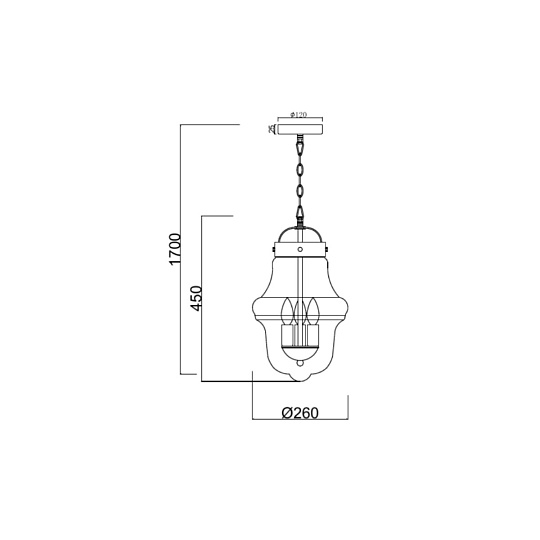 Подвесной светильник Vele Luce Satellitare VL5045P33 Фото № 6
