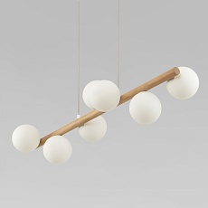 Подвесная люстра TK Lighting 5905 Estera Wood 4