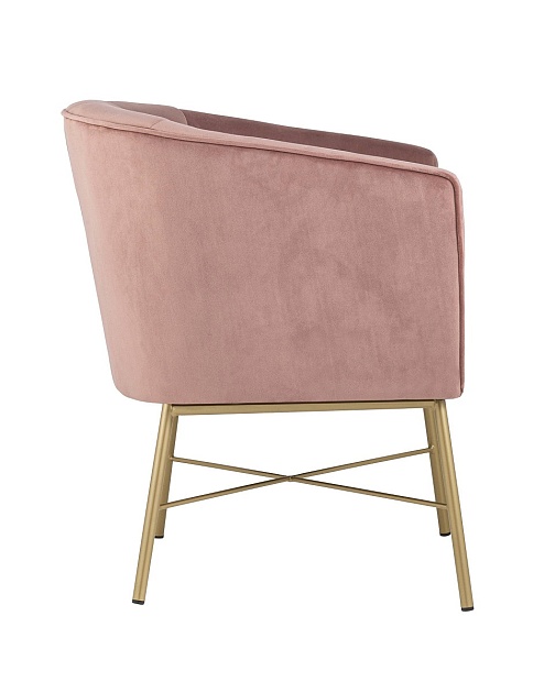 Кресло Stool Group Шале велюр розовый FALETTE PINK Фото № 3