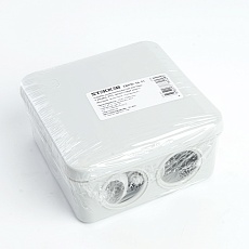 Коробка разветвительная STEKKER EBX10-36-55, 100*100*50мм, 6 вводов, IP55, светло-серая (GE41255) 1