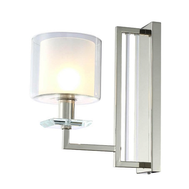 Бра Crystal Lux Nicolas AP1 Nickel/White изображение 4 Бра Crystal Lux Nicolas AP1 Nickel/White Фото № 4