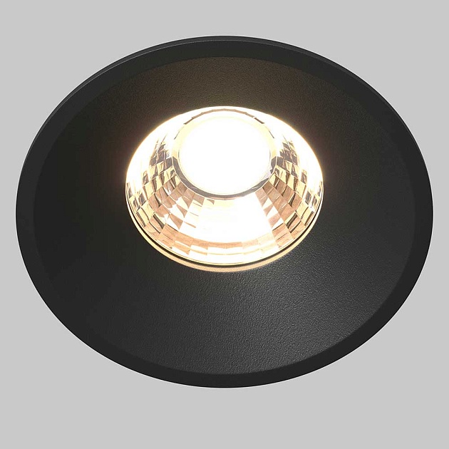 Встраиваемый светодиодный светильник Maytoni Round DL058-12W3K-B Фото № 5